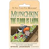 Steve Jackson Games Munchkin: The Floor is Larva, Strategy Card Game | For 3 to 6 Players and Ages 10+, Giant Bed Bug Alert: Battle colossal bugs in a hilarious Munchkin expansion!