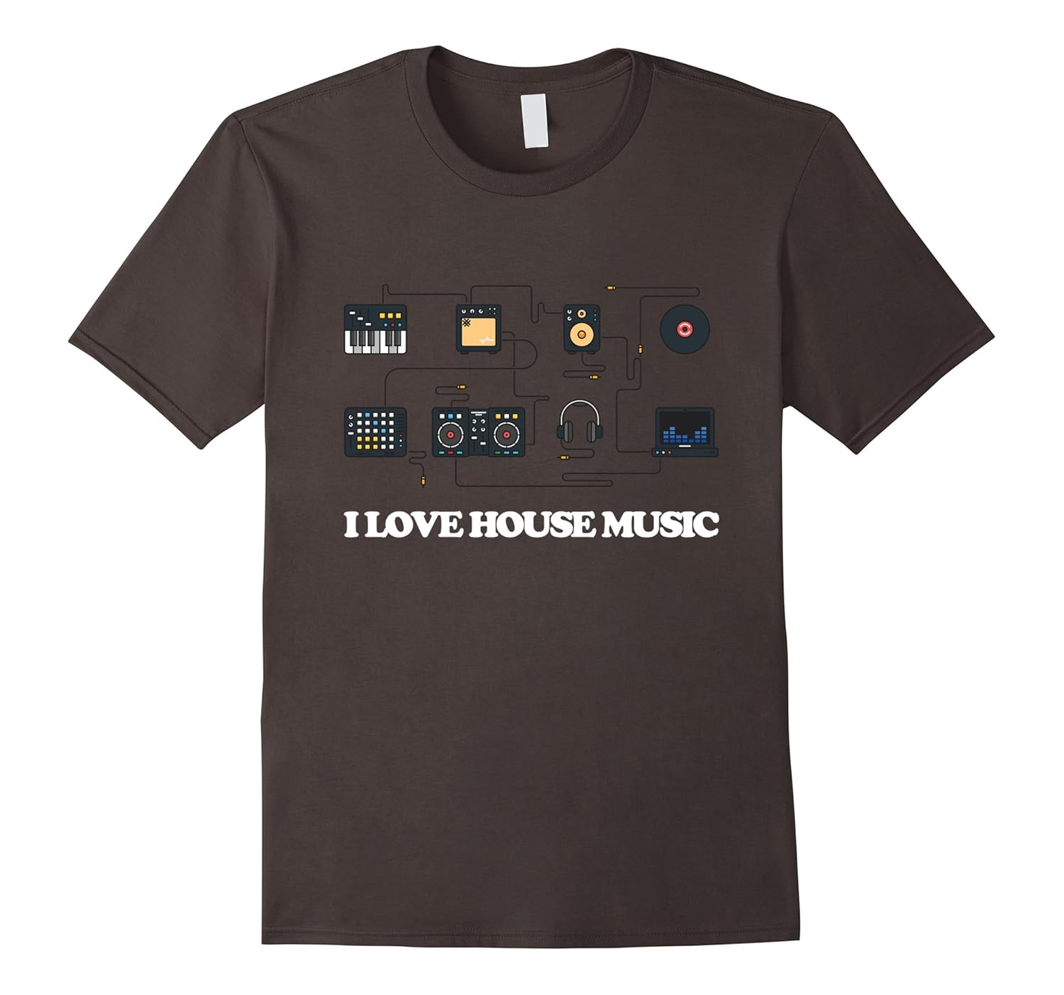 I Love House Music TShirt Electronic Music ApparelArt Artvinatee