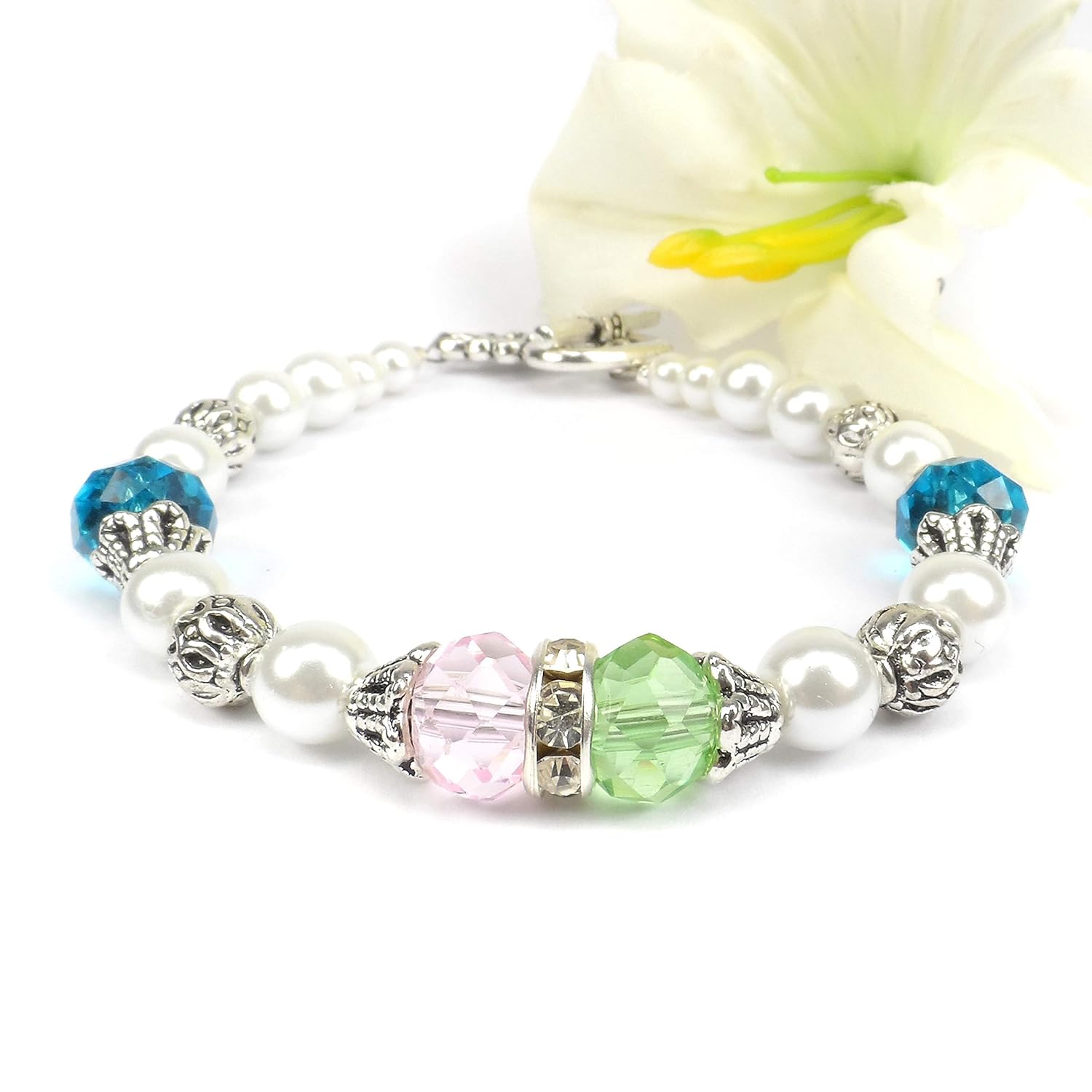 family birthstone bracelet