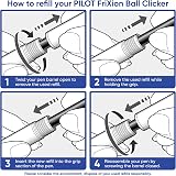 Pilot Frixion Clicker Retractable Erasable Pen 0.7 mm Blue view 5