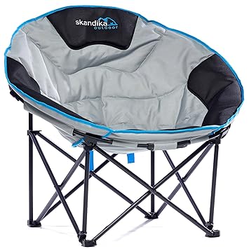skandika outdoor Moonchair Deluxe XXL Stuhl Grau