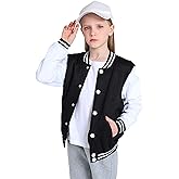 Yuji Itadori Girls Varsity Jacket Kids Baseball Lightweight Jacket Fleece Coat Button Closure School Outwear 2-14 Years