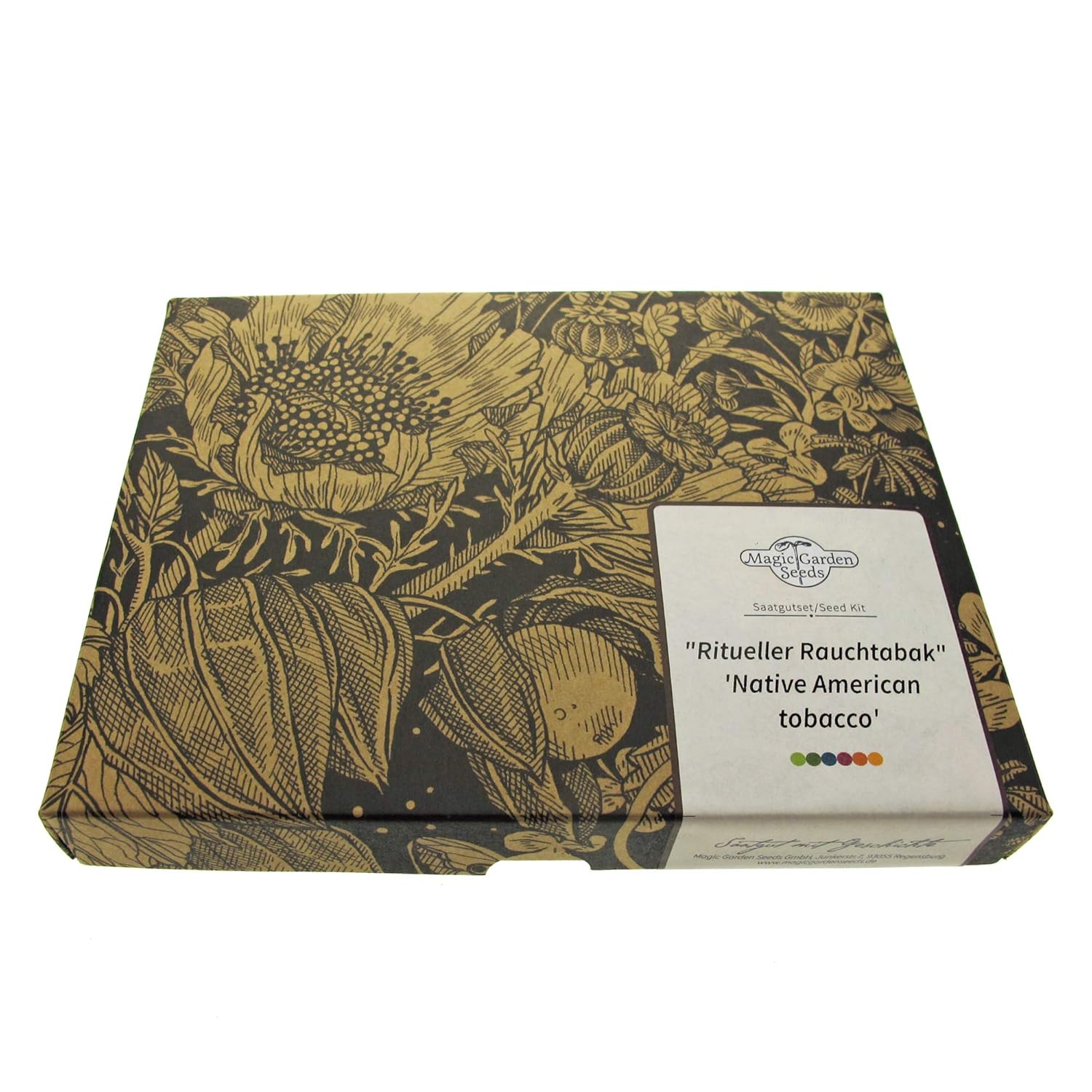 'Native American Tobacco' Seed kit Gift Box with 4 Tobacco Varieties