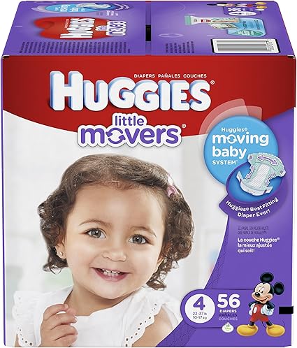 amazon huggies little movers size 4