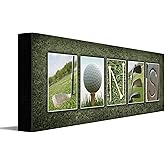 SM Block Mount - Personalized Golf Name Art - Perfect and unique customized gift for the golfer or golf enthusiast
