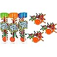 JA-RU Jumbo Jax Toy Set w/Rubber Bouncy Ball (3 Pack) Classic Rubber Jacks for Kids & Adult. Old School Retro Vintage Toys Board Game. Party Favor Fidget Pack Pinata Filler Stocking Stuffers. 6569-3p