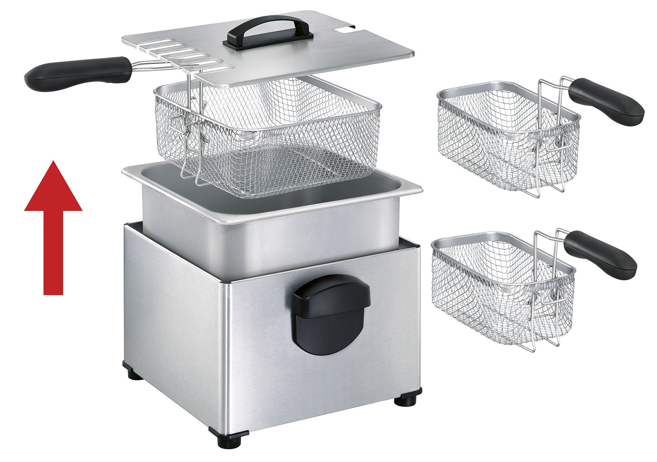 Tfal FR3900 Triple Basket Deep Fryer with Stainless Steel Removable Pot and 10942220176 eBay