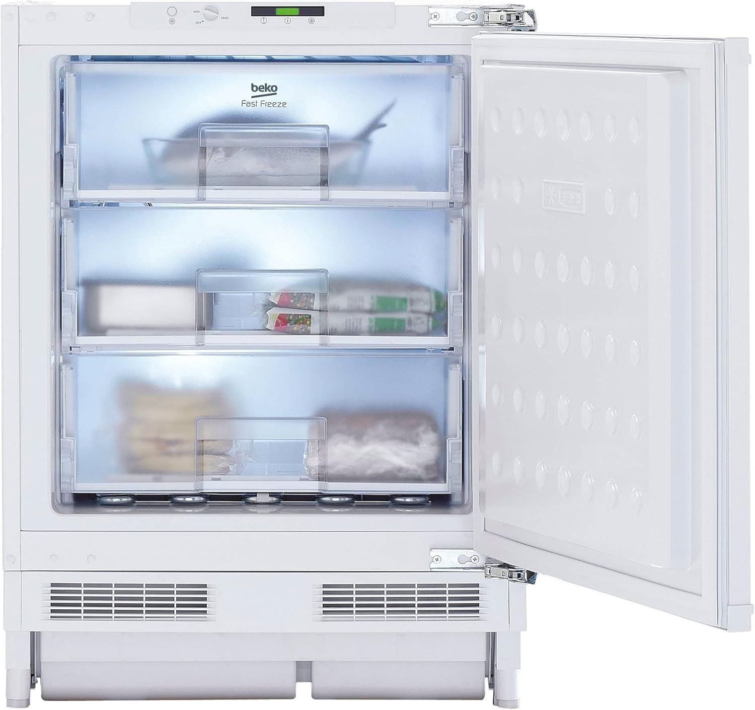 Beko BU 1201 Einbau-Gefrierschrank / A+ / Gefrierteil: 87 L / Festtürtechnik / Kontrollanzeigen / unterbaufähig / Eiswürfelschale