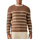 KVSS Men's Crewneck 100% Pure Cashmere Sweater, Pullover Cashmere Sweaters for Mens with Stripes | Luxury from Inner Mongolia