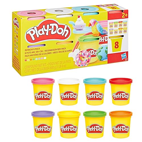 Play-Doh 8 Pack 85 Gram Rainbow Colours