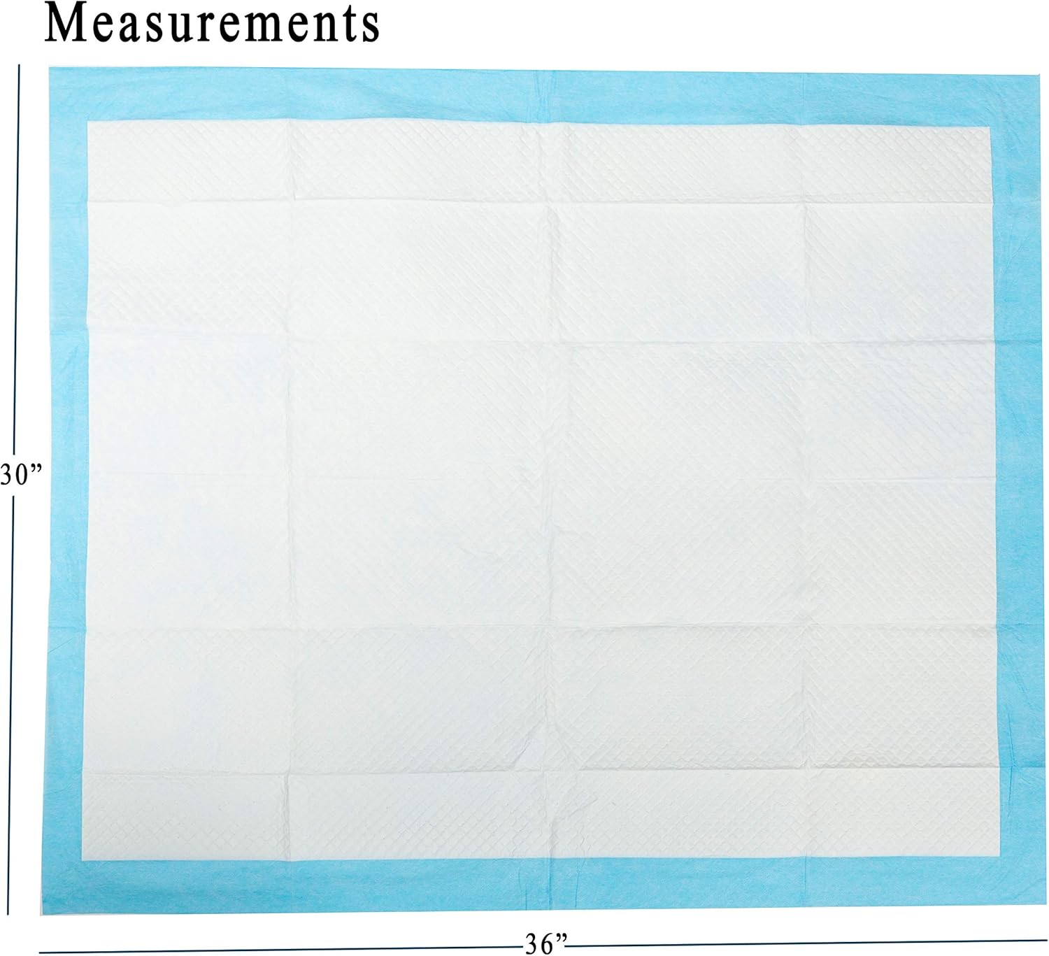 Remedies Disposable Underpads With Ultra Absorbent 85g Fluff Fill 30x36 Inches (Pack of 50): Health & Personal Care