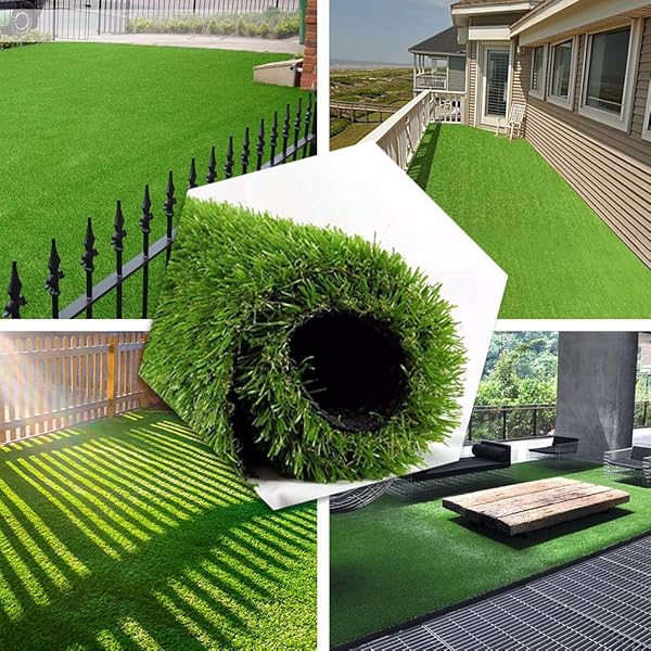Pet Grow Realistic Artificial Grass Rug Indoor Outdoor Garden