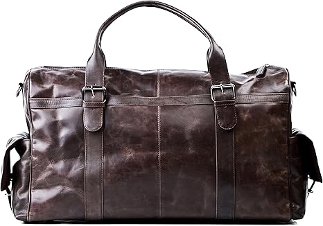 real leather holdall mens