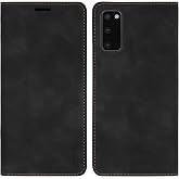  for Samsung Galaxy S20 Wallet Case Magnetic 6.2 inch,Black | PU Leather,RFID Blocking,Credit Card Holder, Kickstand,Shockproof TPU Shell,For women and men, Flip Phone Case Cover