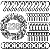 236 Inch Hanging Basket Chain,Decorative DIY Metal Black Hanging Chain for Photo,Bird Feeder,Wind Chimes,Planters Baskets