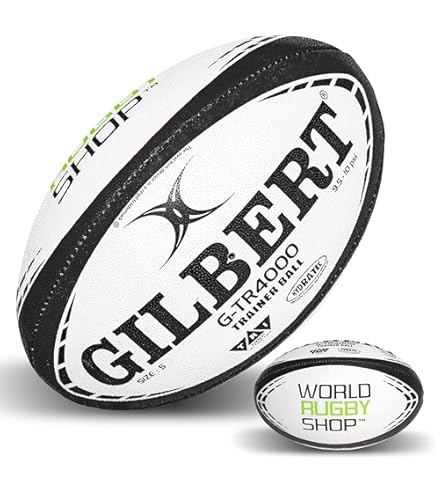 Pallone Da Rugby England Replica | Unisex Adulto | Superficie Antiscivolo In Gomma | Cucita A Mano Palla Da Rugby Gilbert
