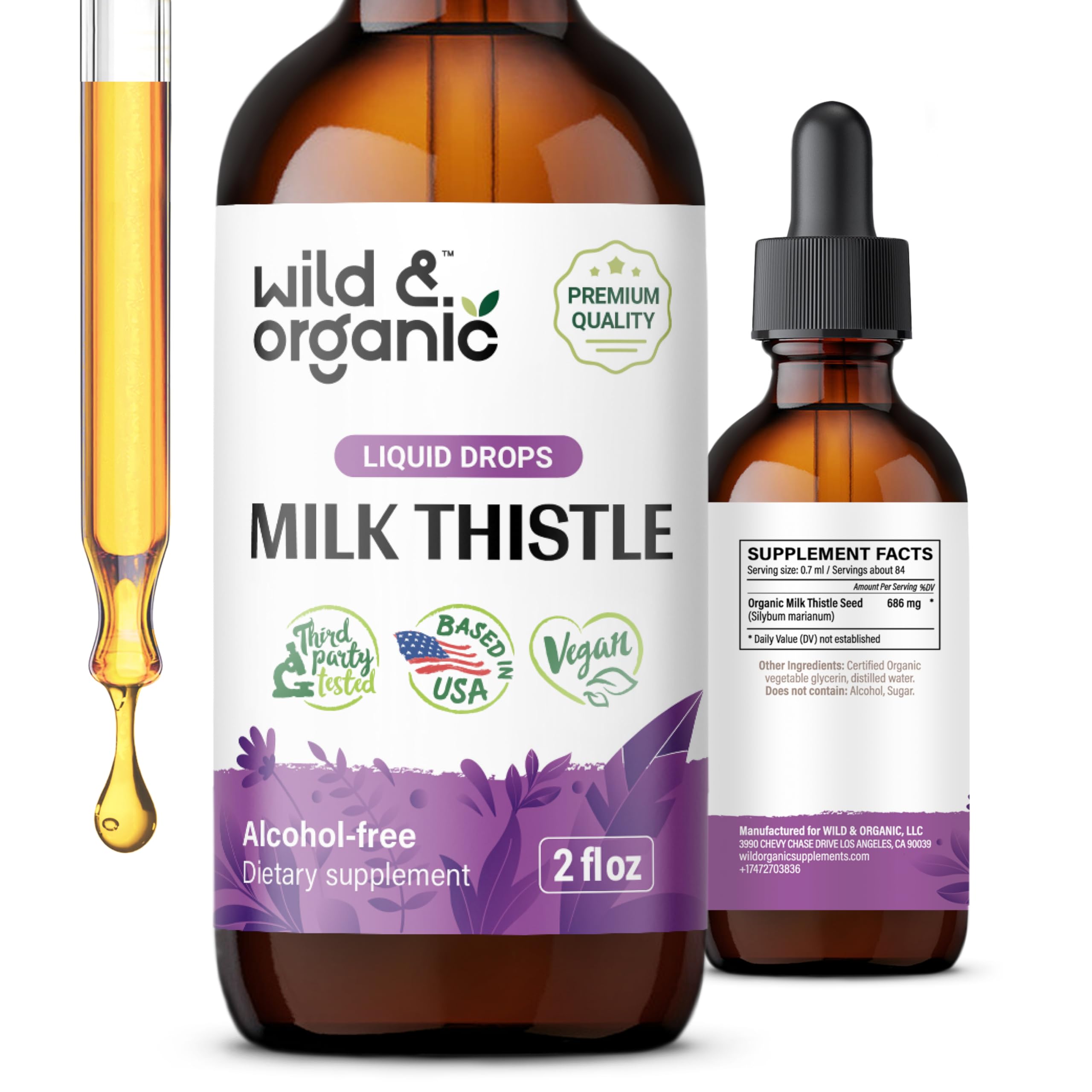 Liquid Drops Milk Thistle