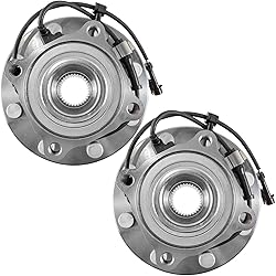 TRQ 2 Piece Front Wheel Bearing & Hub Assembly Set