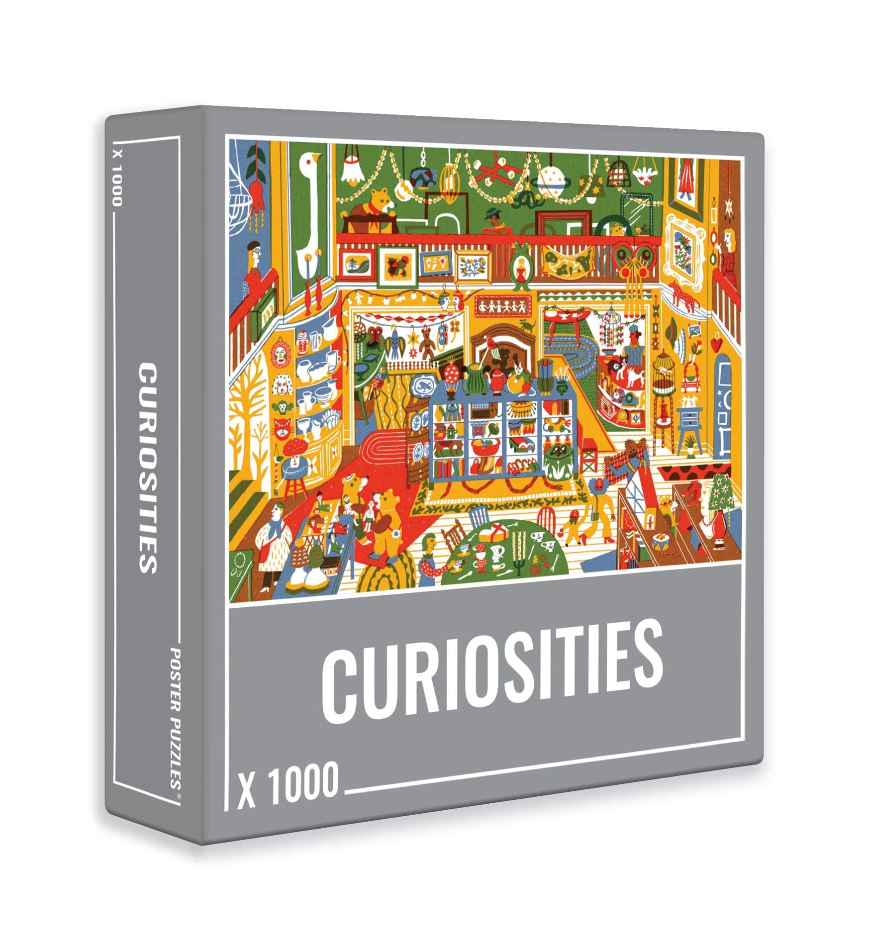 Cloudberries Curiosities Puzzle | Detailed and Challenging 1000 Piece Jigsaw Puzzle for Adults | Curiosity Shop Puzzle | Quirky Puzzles for Adults
