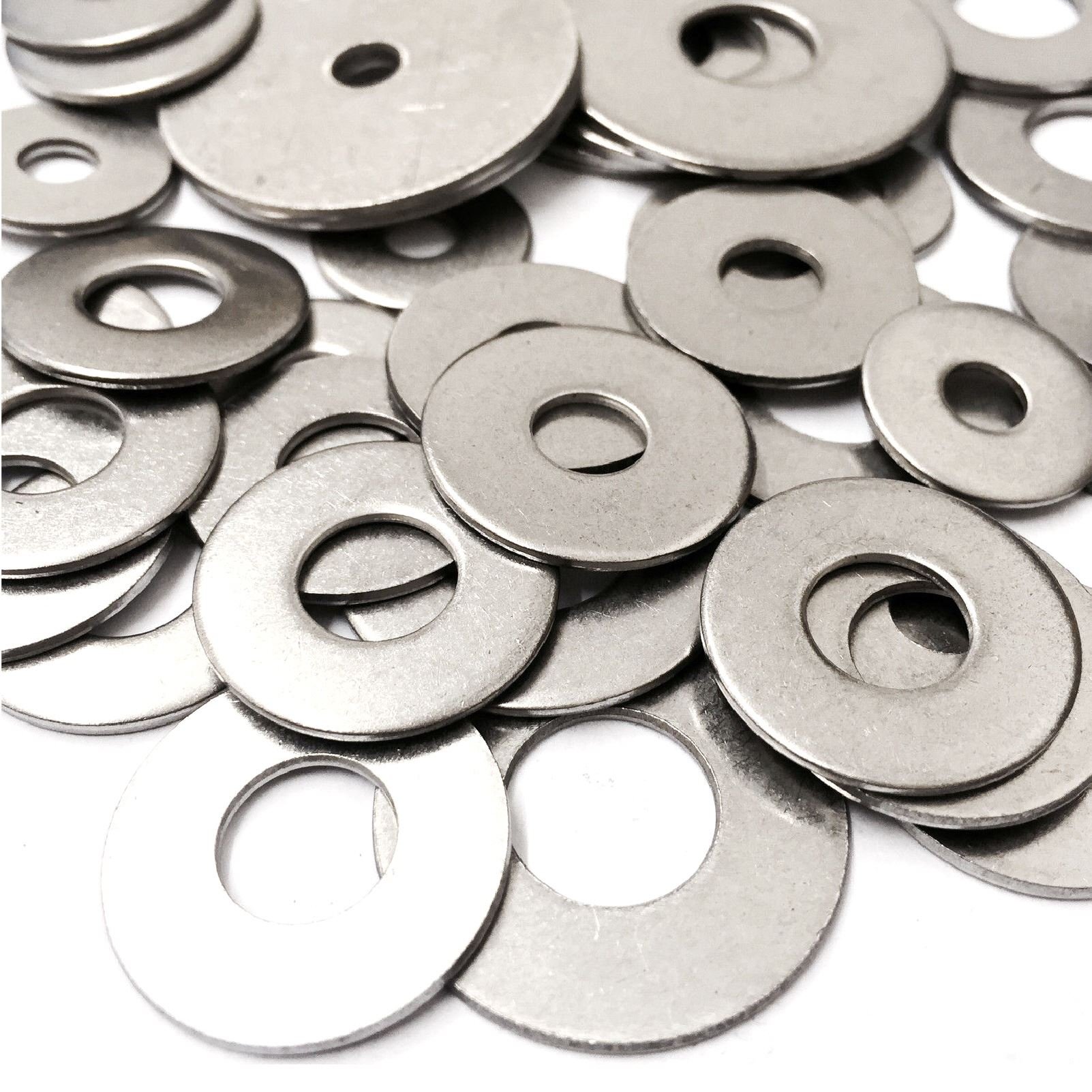 100 x Imperial SAE Steel Backing Washers for 1/8" Blind Pop Rivets Size