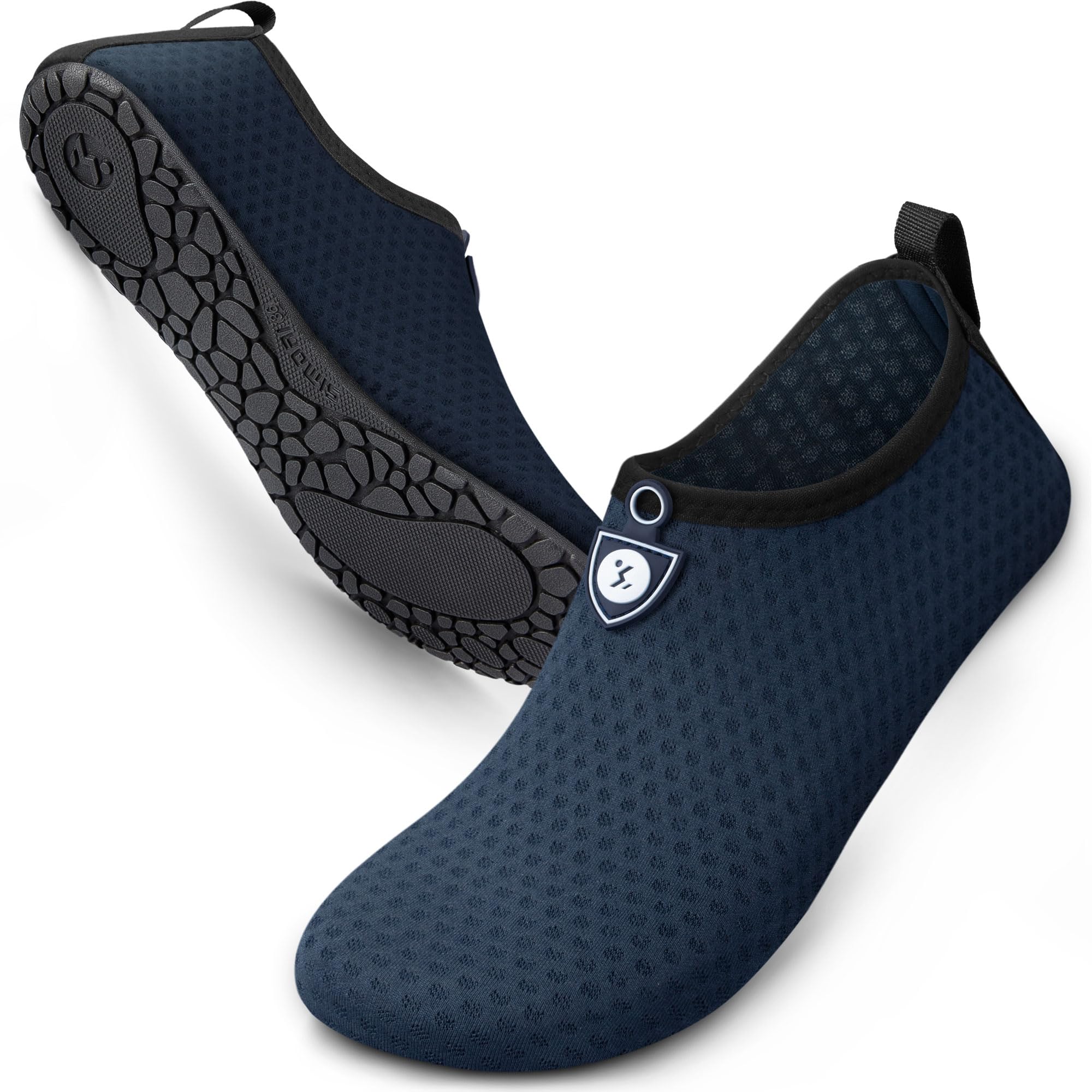 Photo 1 of SIMARI Water Shoes for Women Men Swim Aqua Socks Beach Pool Essentials Barefoot Surf River Boat Kayak Sea Yoga Sand Exercise Sport Accessories Breathable Quick-Dry Adult Youth Kid Size SWS001