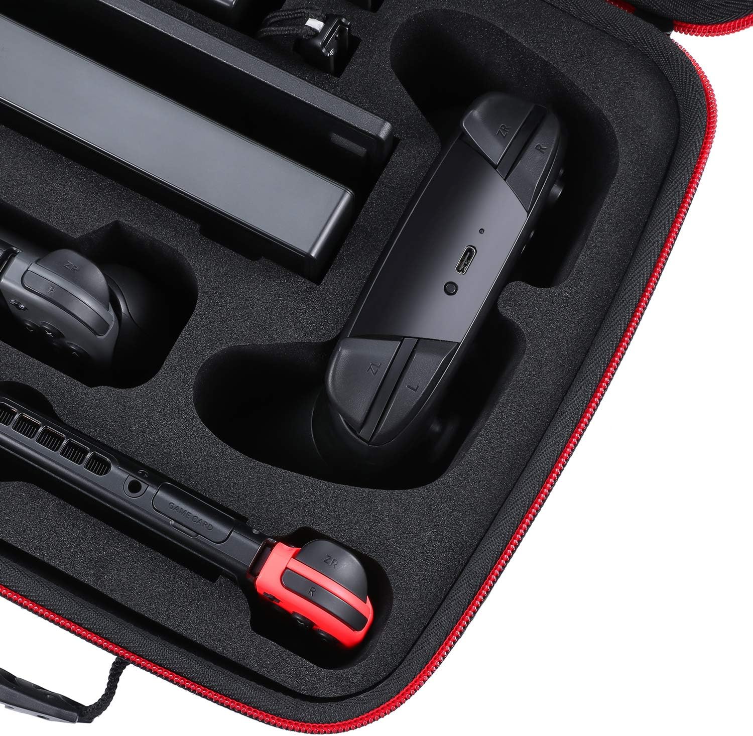 Zadii Hard Carrying Case Compatible with Nintendo Switch, Travel Case fit Switch Pro Controller: Toys & Games