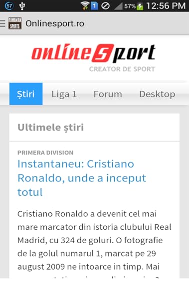 Amazon Com Romanian Sports News Appstore For Android