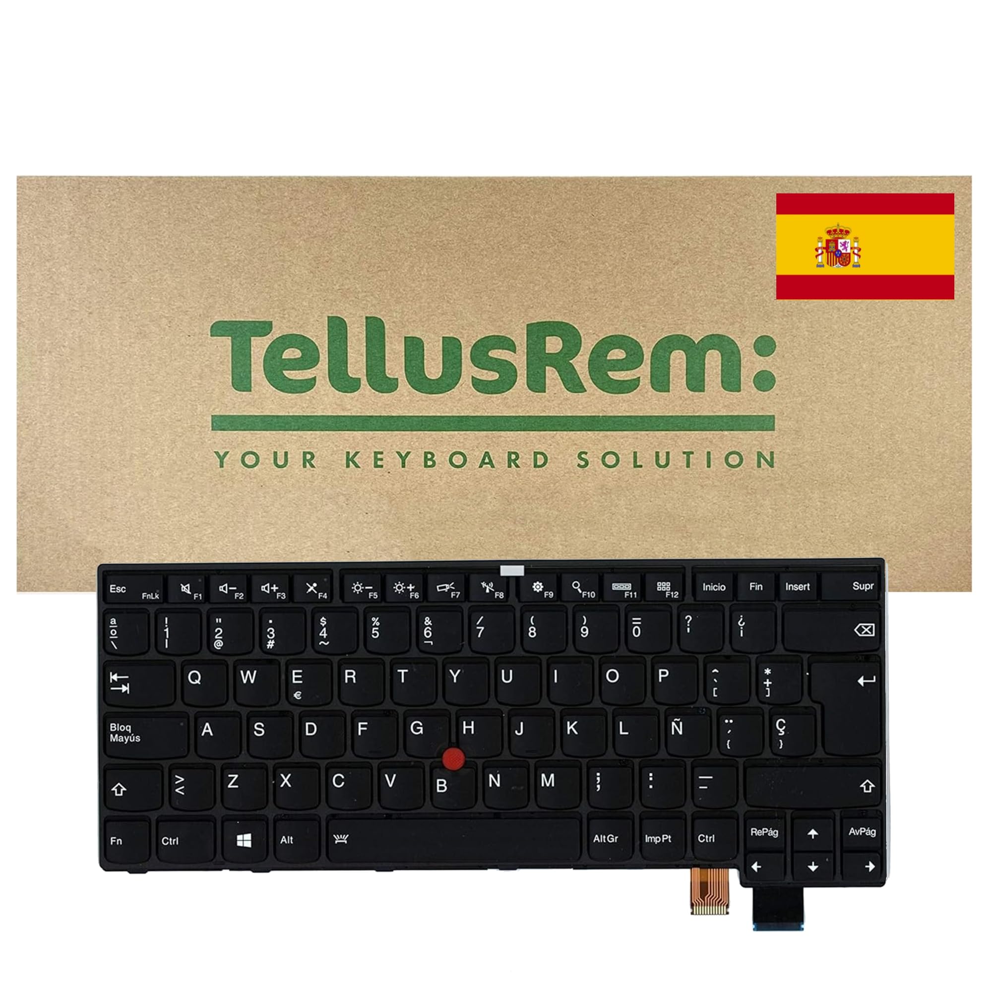 replacement Spanish backlit keyboard for Lenovo Thinkpad T460s T470s