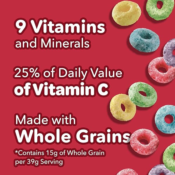 KELLOGG’S FROOT LOOPS, BREAKFAST CEREAL, ORIGINAL, .95OZ (70 COUNT)