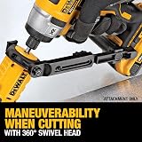 DEWALT DWASHRIR Metal Shears Attachment 18GA 360 Degree Swivel Hex Shank view 6