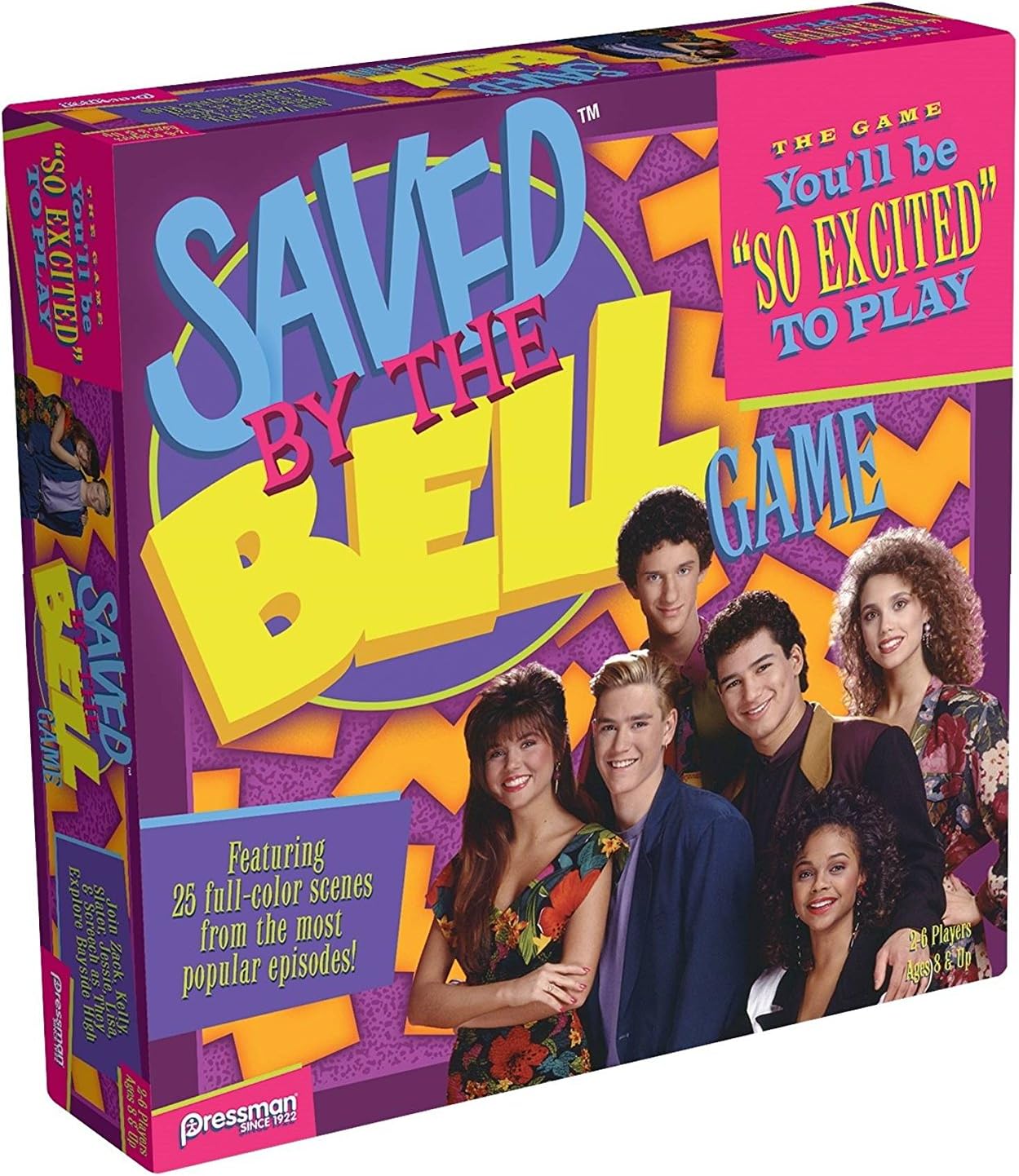 Amazon Com Saved By The Bell Exclusive Board Game Toys Games