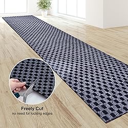 BESTVUE 2' x 49' Runner Rugs with Rubber