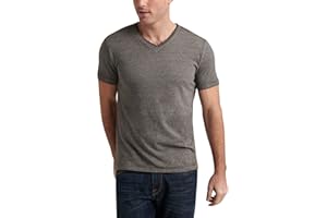 Lucky Brand Men's Venice Burnout V Neck Tee