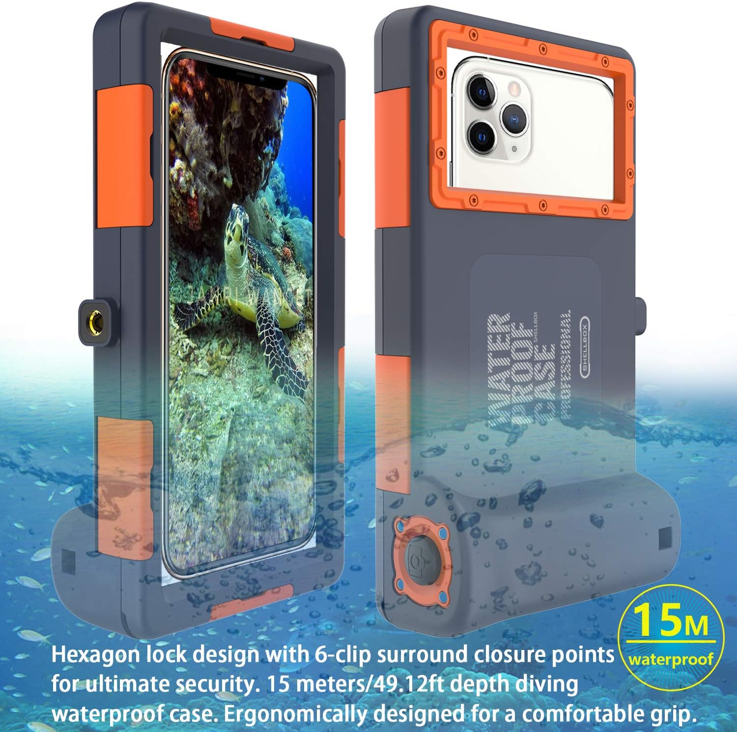 Diving Case Waterproof Phone Pouch 15M/50ft iPhone 6/6 Plus/6s/6s Plus