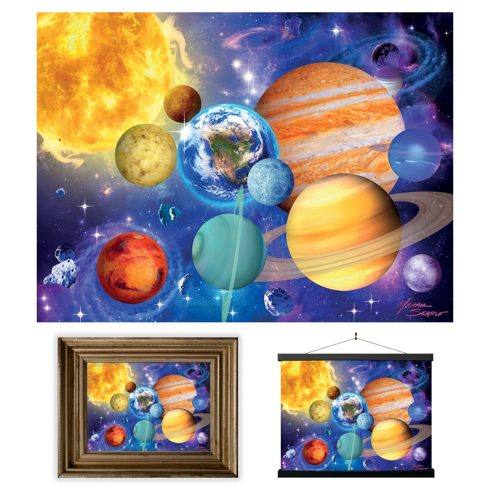 3D LiveLife Lenticular Wall Art Prints - Space Odyssey from Deluxebase. Unframed 3D Astronomy Poster. A perfect wall filler. Original artwork licensed from renowned artist, Michael Searle โ image 1