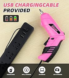 DOWELL Power Electric Cordless Screwdriver Set