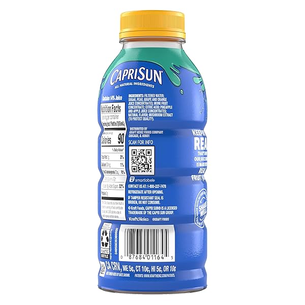 CAPRI SUN PACIFIC COOLER MIXED FRUIT FLAVORED JUICE DRINK BLEND FROM CONCENTRATE, 12 FL OZ BOTTLE