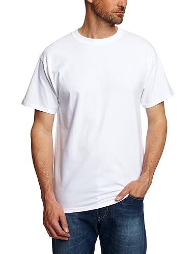 Hanes Herren T-Shirt USA Beefy-T, Crew