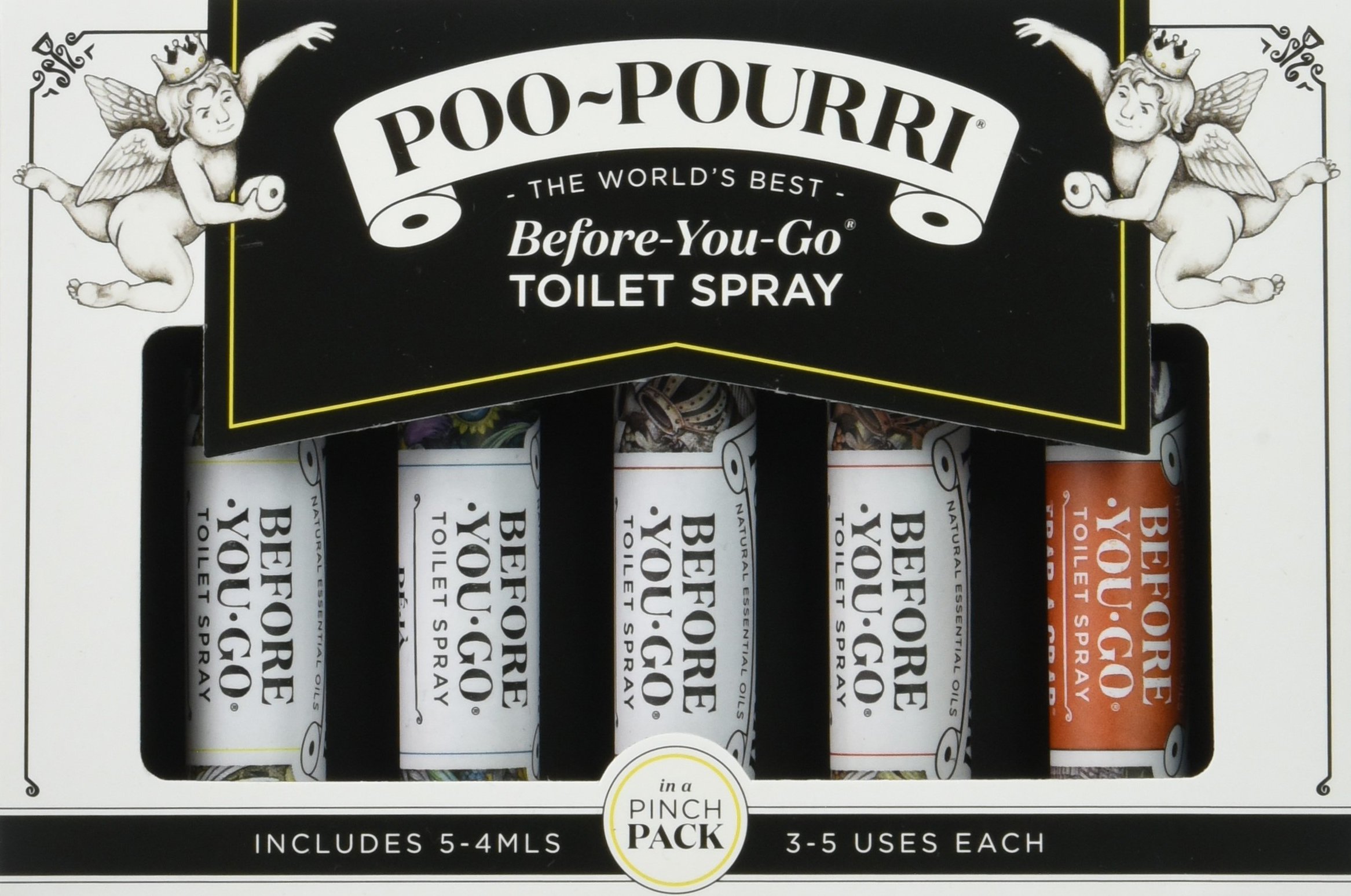 PooPourri Deja Poo Bathroom Deodorizer Set, Includes 2 Oz
