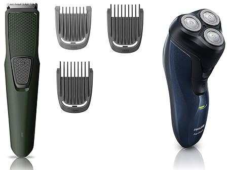 beard trimmer and shaver combo