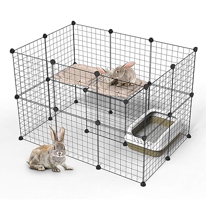 Image result for DIY Large Cat Villa Home Pet Cage Anti-skip Cat Fence-16 Pieces