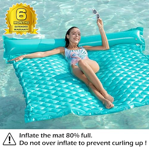 Jasonwell Giant Inflatable Floating Mat Pool Float Lake Float
