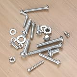 Vwoqiy M3 M4 M5 M6 Screws Nuts Washers Assortment Kit 1080 Pcs Cross Pan Head view 4