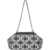 BBTT.ful Flower Evening Handbags Crystals Clutch Purses Rhinestone Shoulder Crossbody Bag