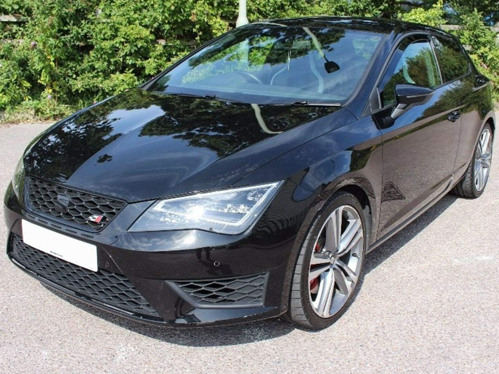 Heko Wind Deflectors Tinted Front Window Rain Guards 2pc Set for Seat Leon (2013 on) [3 Door] VY24807