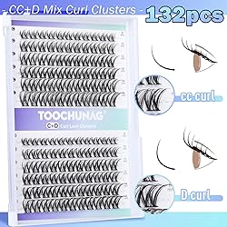 Lash Clusters CC+D Mix Curl Wispy Cluster Eyelash