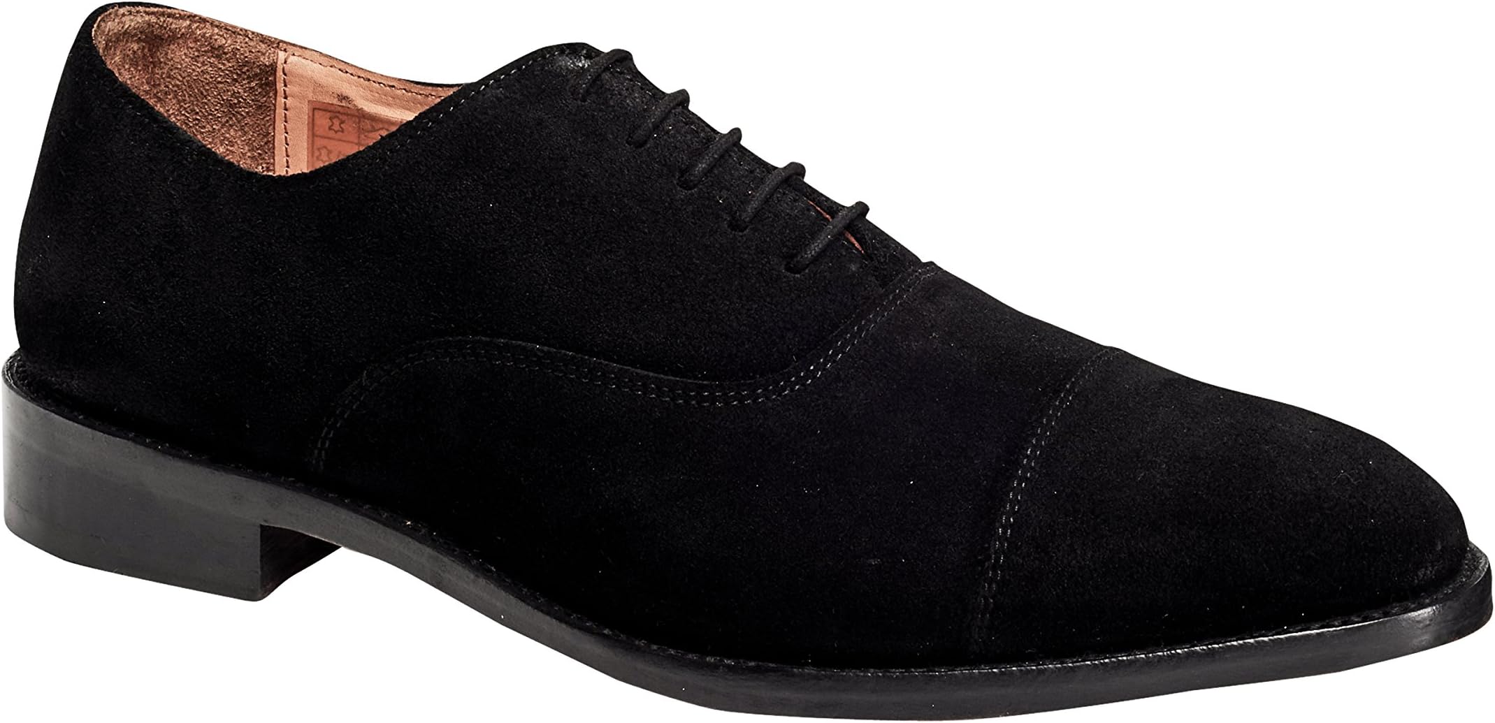 Men's Dress Shoe Clinton Cap-Toe Oxford Full Grain Leather Goodyear Welted