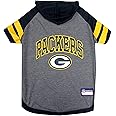 Pets First NFL Green Bay Packers Hoodie for Dogs & Cats. | NFL Football Licensed Dog Hoody Tee Shirt, Small | Sports Hoody T-Shirt for Pets | Licensed Sporty Dog Shirt