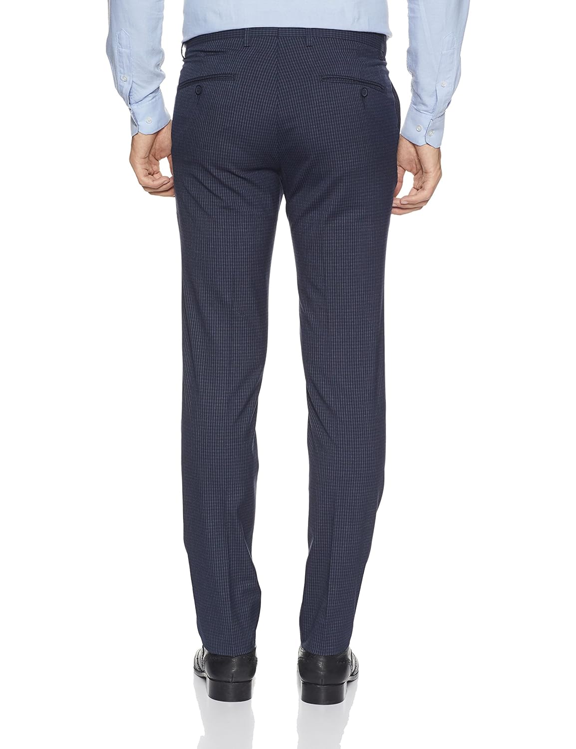 van heusen men's slim fit formal trousers
