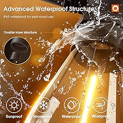 addlon 25FT LED Outdoor String Lights with Edison